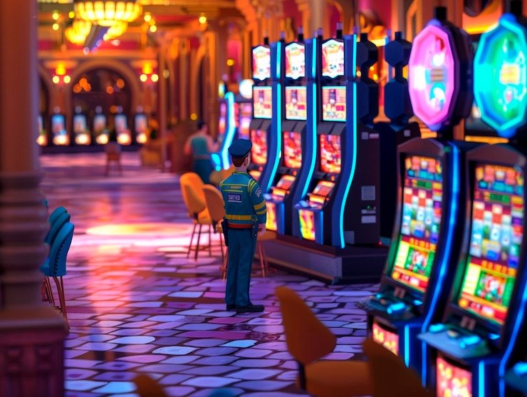 asialive live game show studio with host and animated graphics
